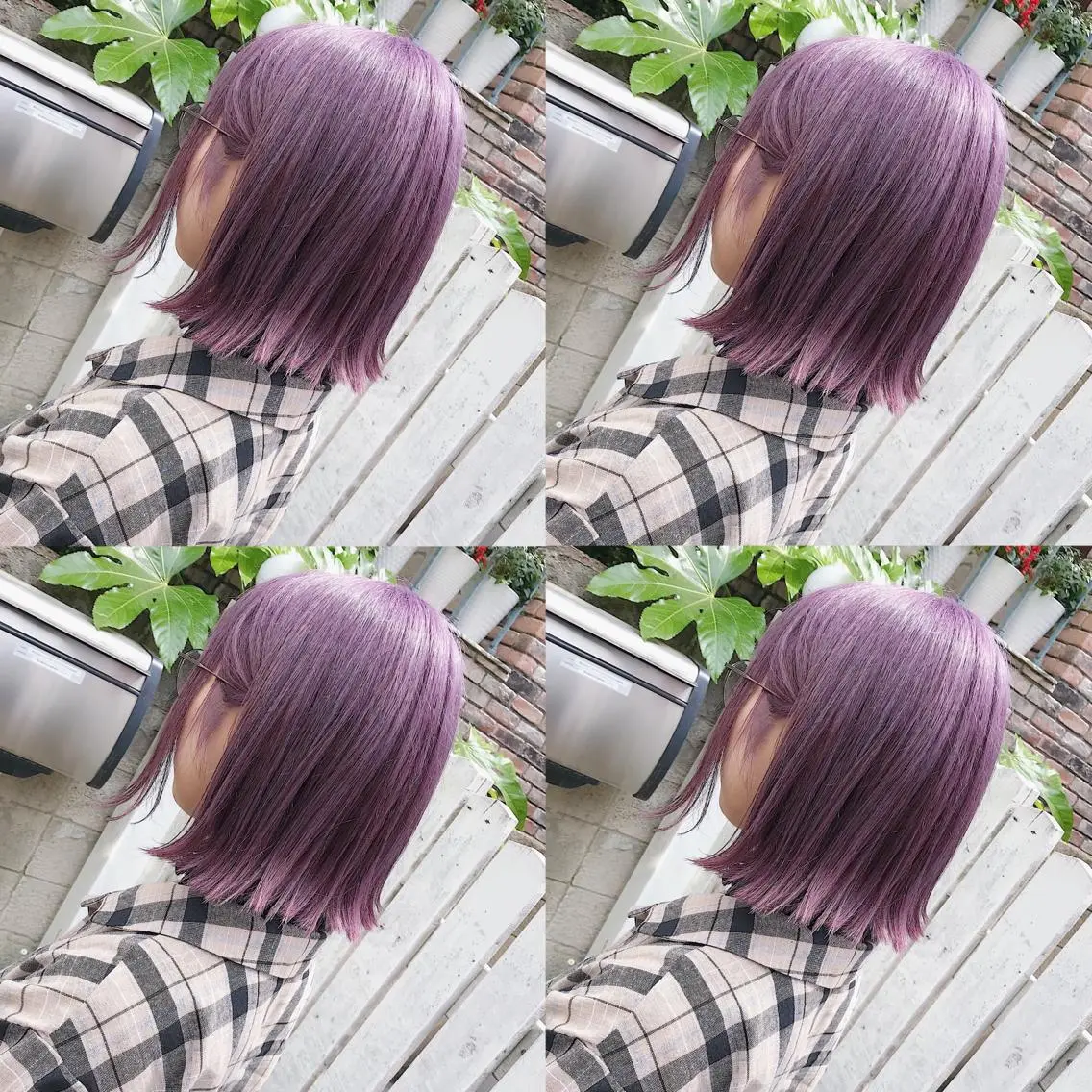 ミディアム カラー ヘアアレンジ カット ヘアカラー トリートメント TAKUMAブリーチ /切りっぱなし🪽のヘアスタイル
