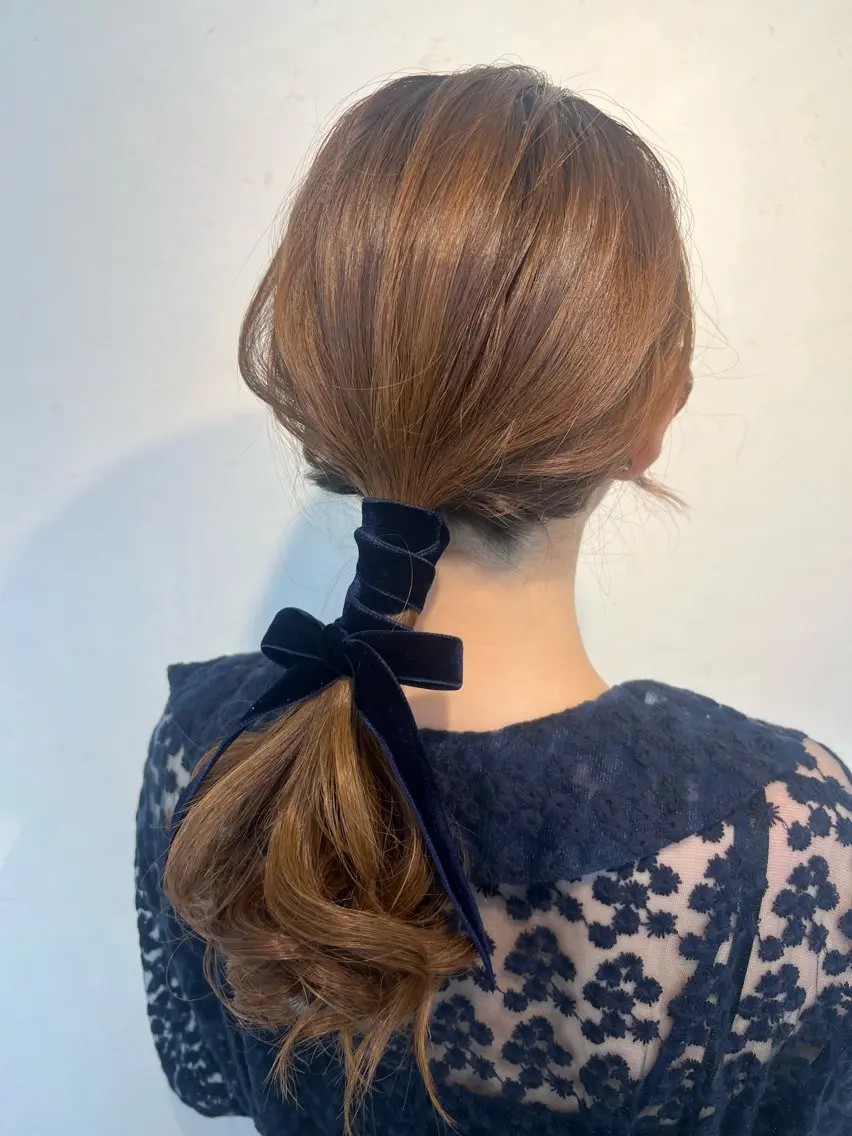 ヘアアレンジ ヘアセット 大人可愛いヘアメイク 💋🧚♀️しずかのヘアスタイル