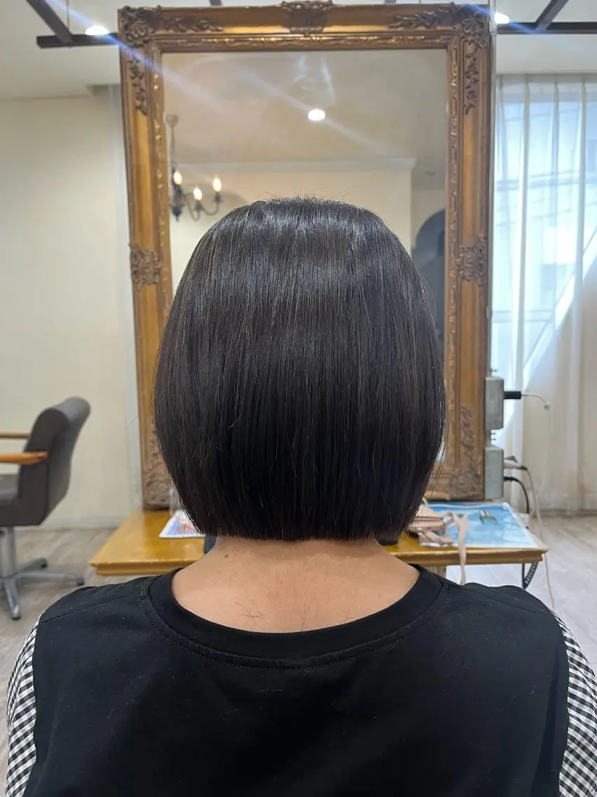 ショート カラー ボブ レイヤーカット カット ヘアカラー トリートメント 美髪縮毛矯正/ 極髪質改善/ヨウスケのヘアスタイル