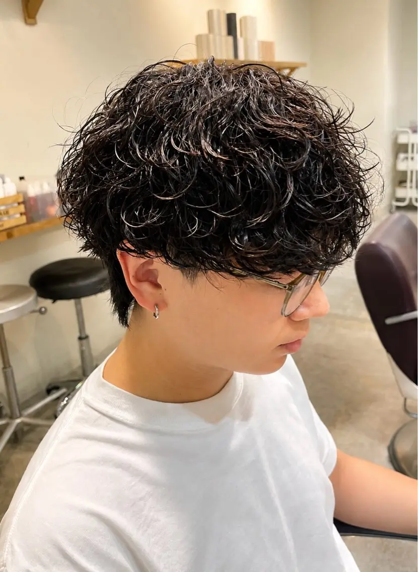 パーマ メンズ 🌀シャドウパーマ ニュアンスパーマ🌀のヘアスタイル