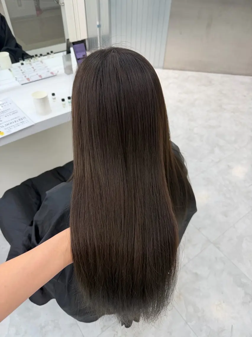 ロング カラー カット ヘアカラー noa🎀美髪縮毛/ 透明感カラーのヘアスタイル
