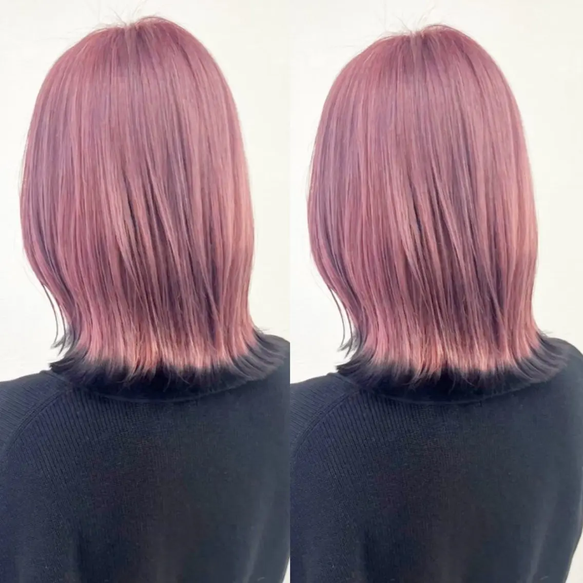 ミディアム カラー ヘアカラー トリートメント ハイトーン🎀 暖色系カラー🎀愛美のヘアスタイル