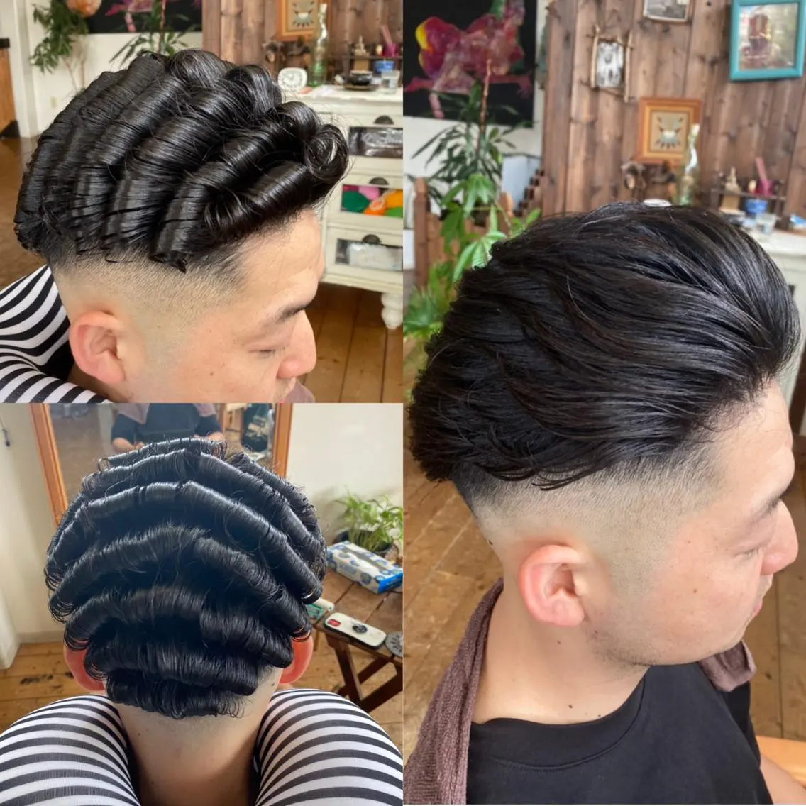 メンズ メンズパーマ 濡れパン カット パーマ タカハシ ユウヤのヘアスタイル