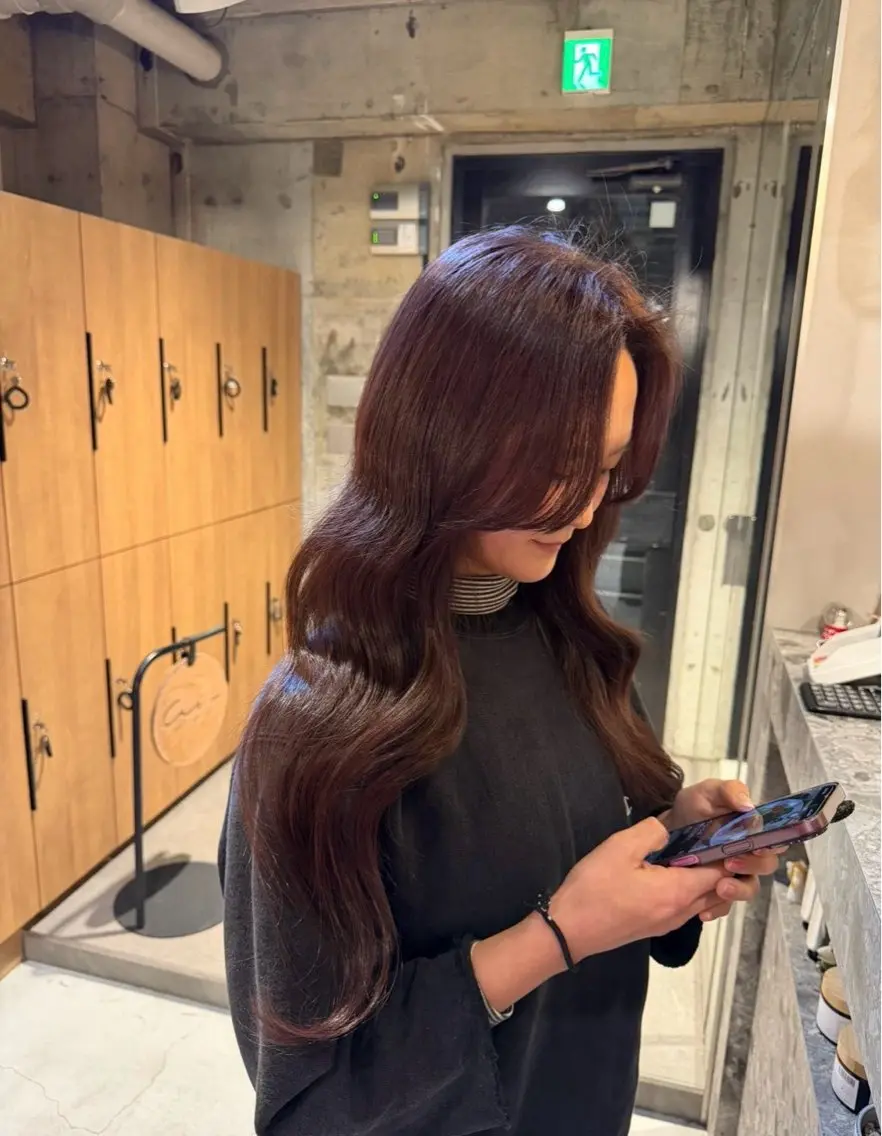 ロング カラー 蓮沼 星弥のヘアスタイル