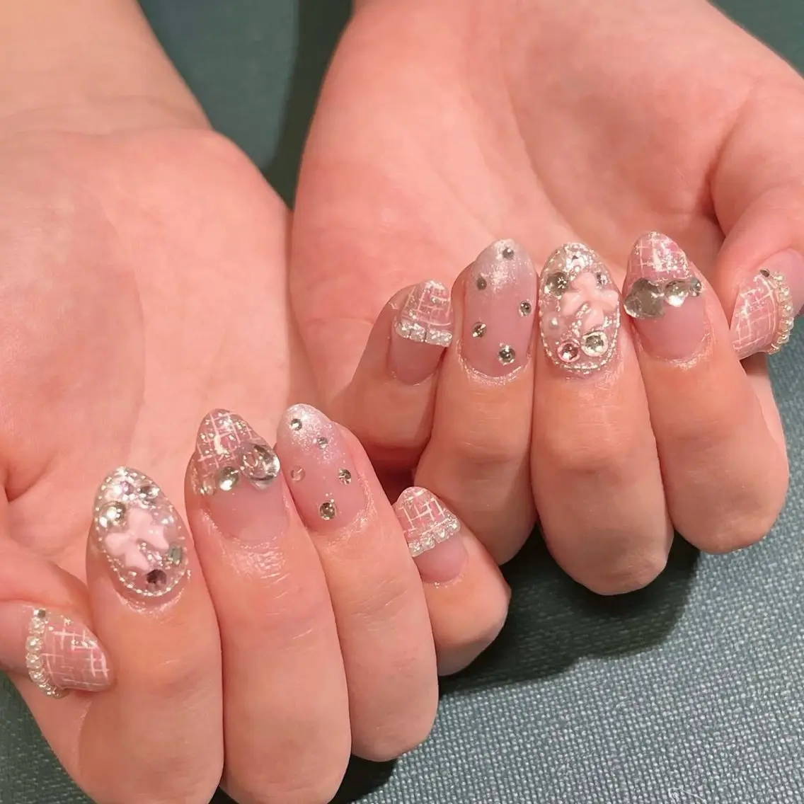 ネイル ツイードネイル ハンドネイル nail salon JIMS【じむ】のネイルデザイン