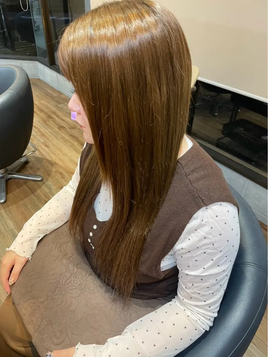 ロング ヘアアレンジ エクステ 永瀬 恵のヘアスタイル