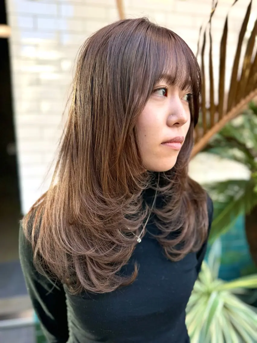 セミロング レイヤーカット 髪質改善/縮毛矯正 /DAIKIのヘアスタイル