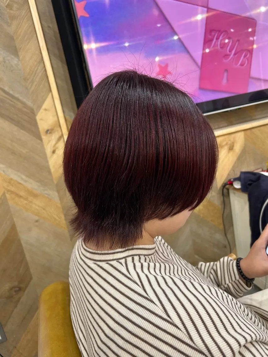 ショート ウルフカット カット ヘアカラー 🥞夏穂【かほ】🥞 /似合わせ/ヘアケアのヘアスタイル