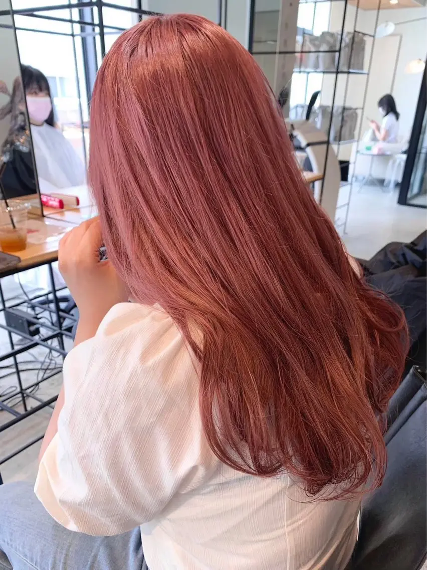 ロング カラー カット ヘアカラー トリートメント 柔らかベージュ🩰/ 新潟駅/くるみのヘアスタイル