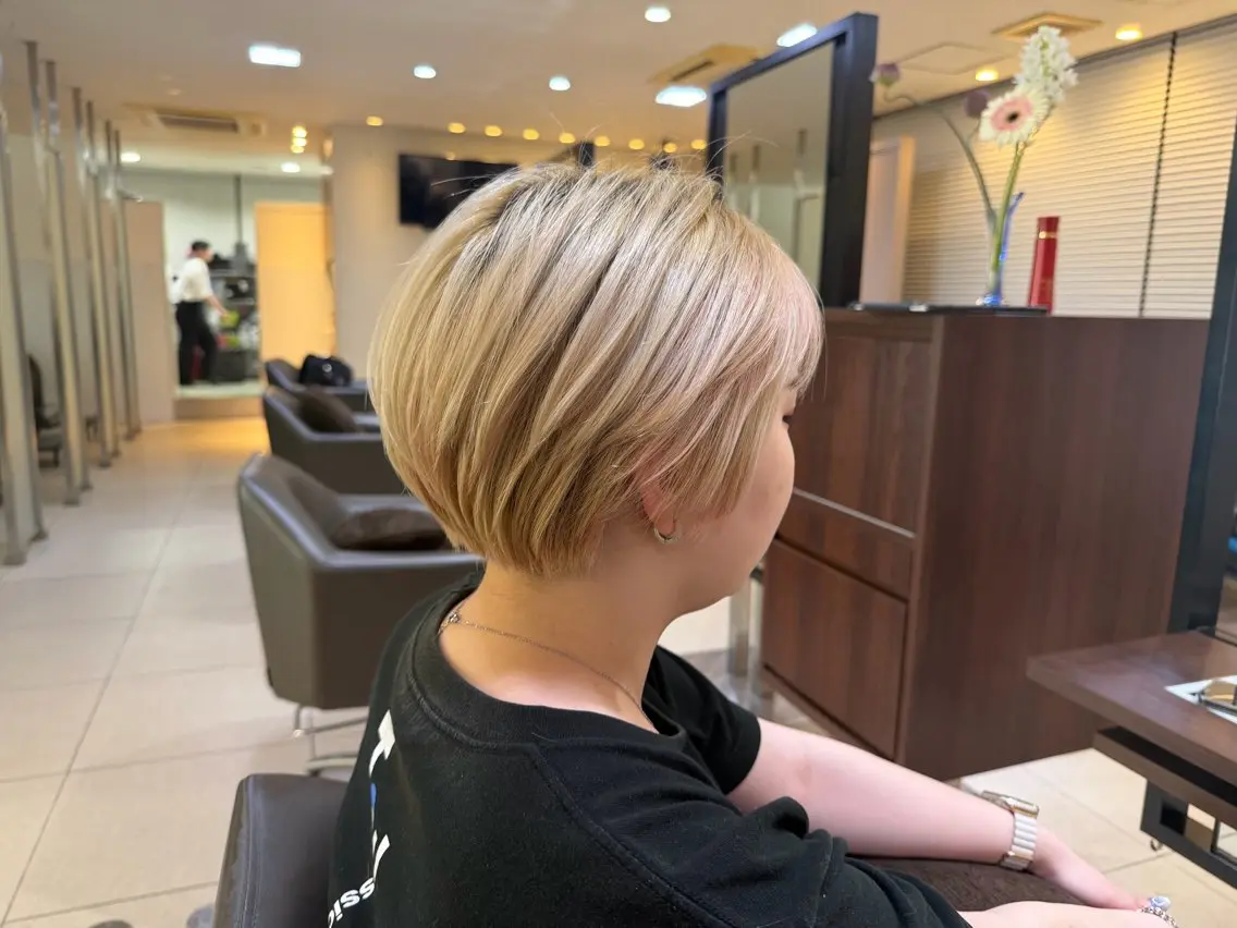 ショート 岡崎 礼旺のヘアスタイル