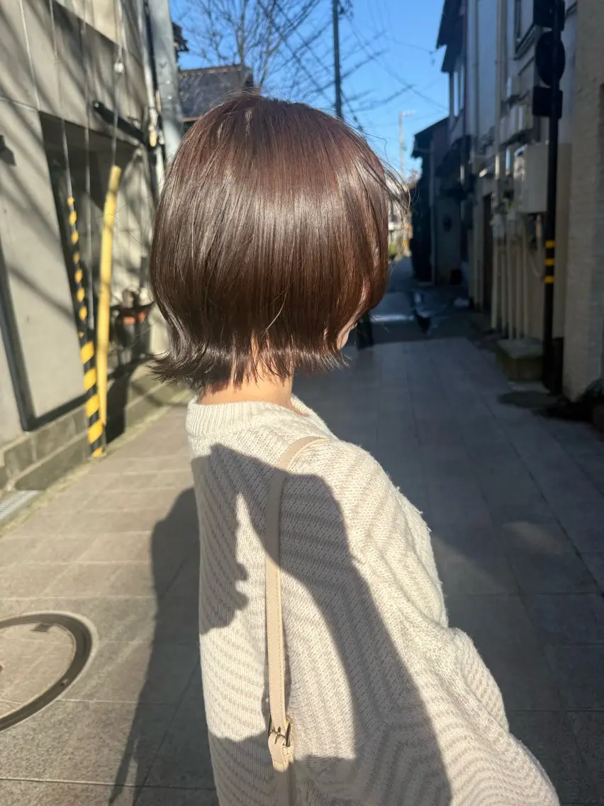 ショート カラー カット ヘアカラー 伶風/ ボブのヘアスタイル
