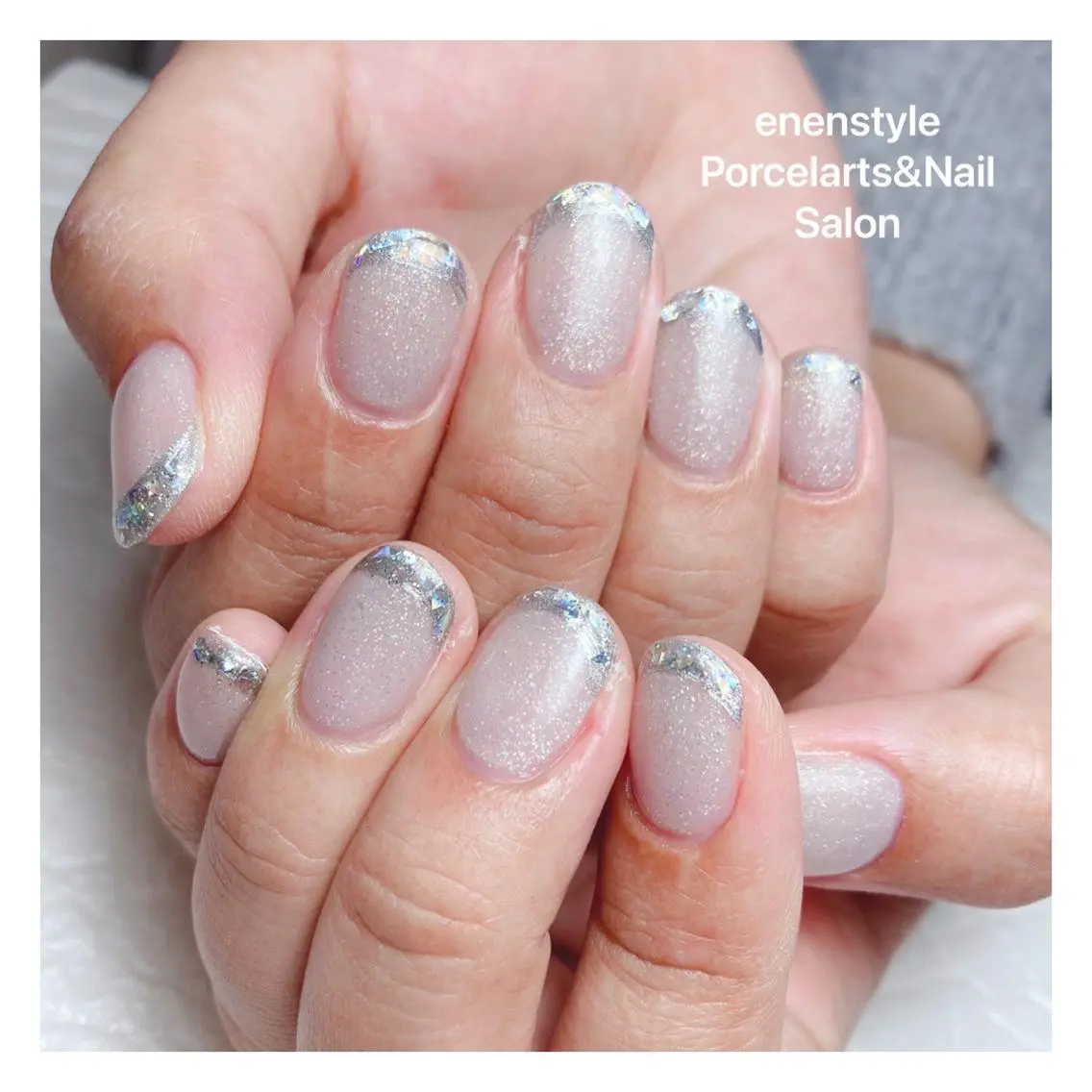 ミディアム ネイル 🐾enen style 🐾のネイルデザイン