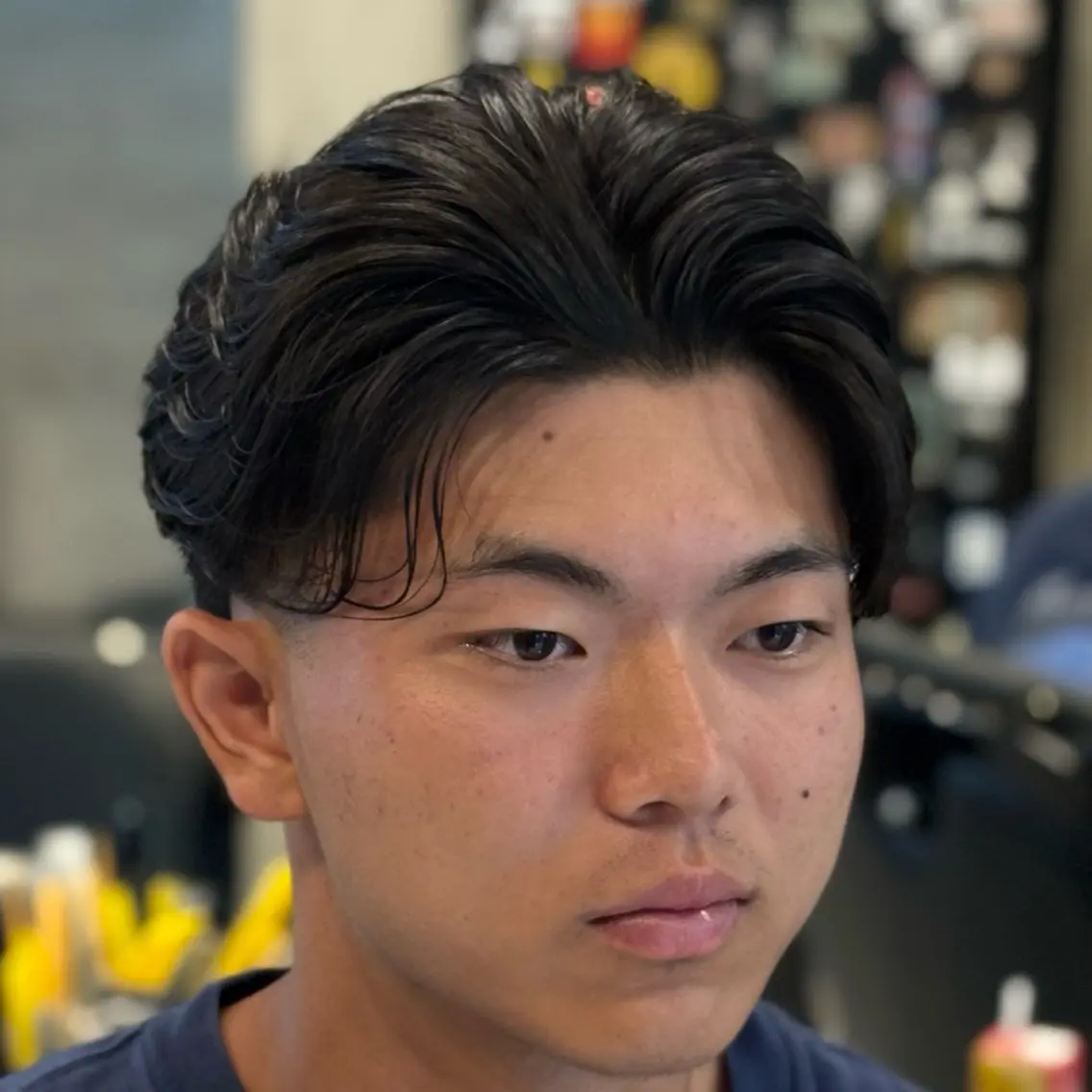 パーマ メンズ センターパート メンズパーマ ニュアンスパーマ カット パーマ トリートメント 🧬渋谷メンズ特化 ソウタ｜店長🧬のヘアスタイル