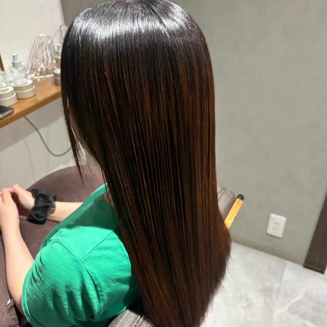 アルカリ縮毛矯正の写真