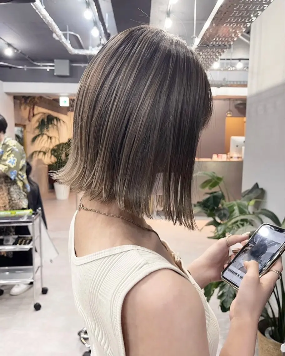 ショート カラー 中尾 碧斗のヘアスタイル