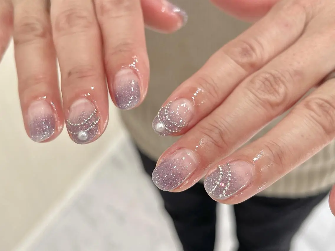 ネイル 持ち込み na🎀🎀na ちゅるちゅるのネイルデザイン