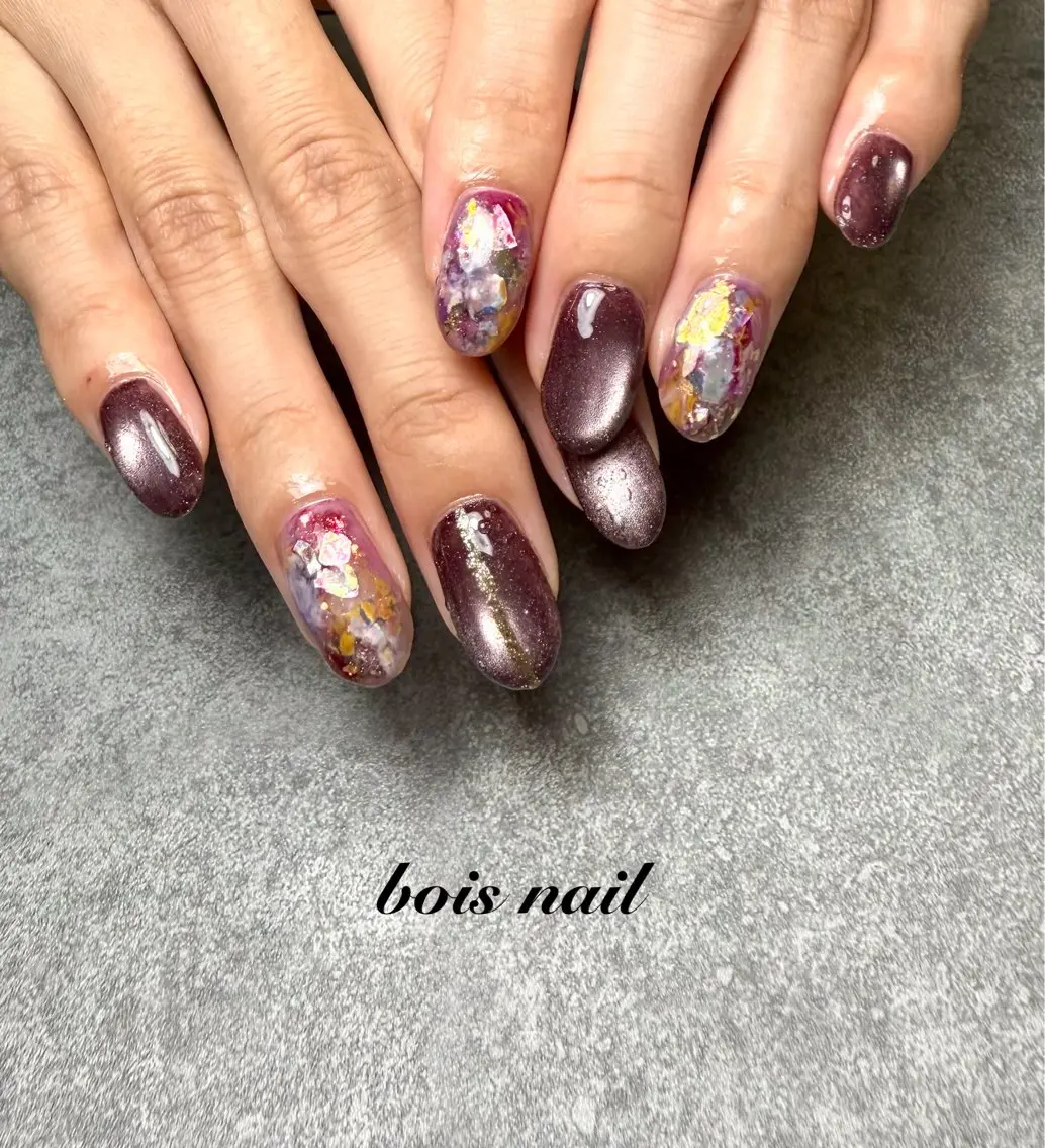 ネイル ハンドネイル bois nail ボワネイル北巽のネイルデザイン