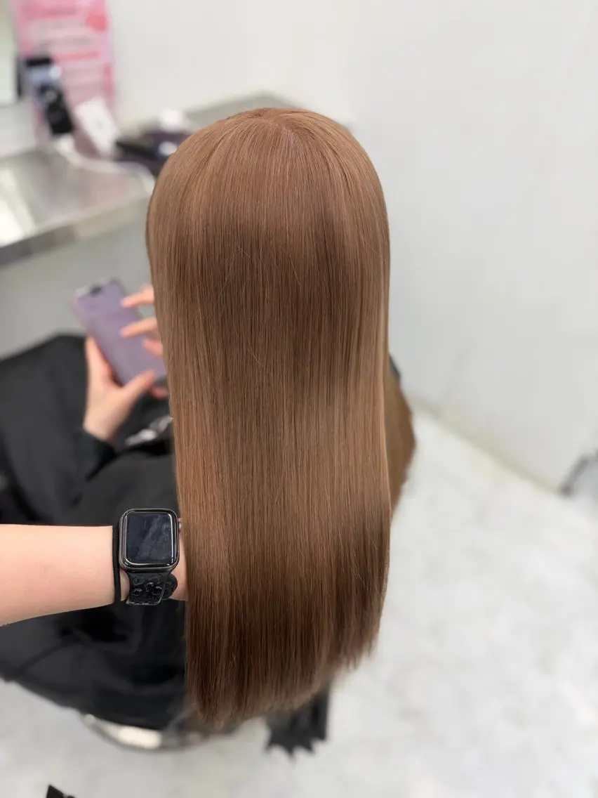 カラー ヘアカラー トリートメント 透明感カラー🎀艶髪 Anju/渋谷🎀のヘアスタイル