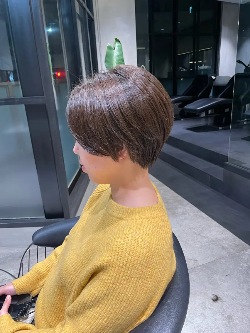 ショート ハイトーン/透明感 yuinaのヘアスタイル