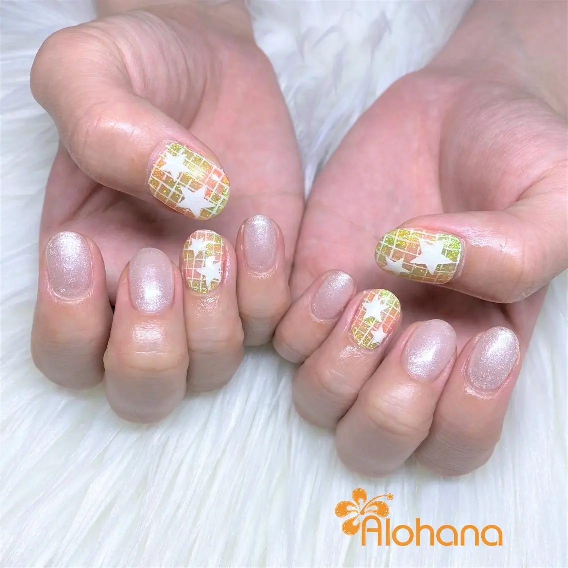 ネイル ハンドネイル Alohana Minaのネイルデザイン
