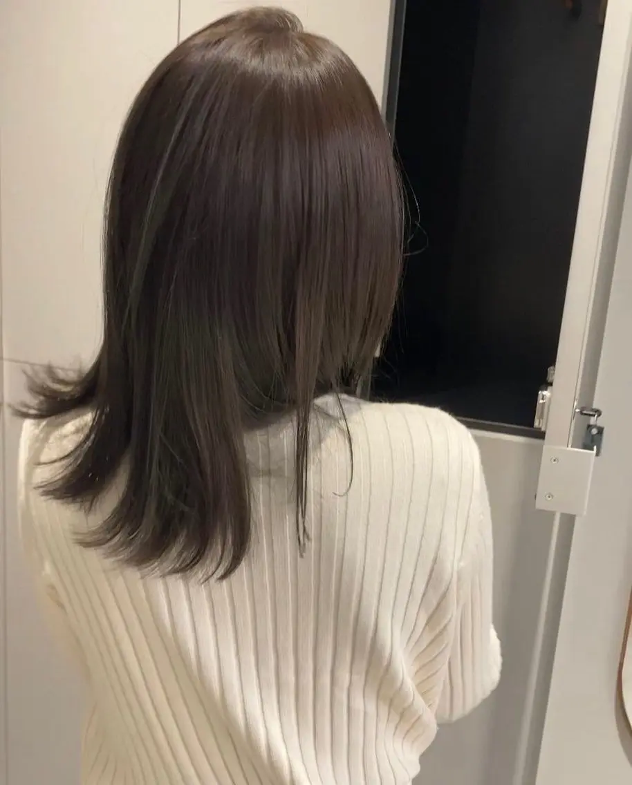 ミディアム カラー カット ヘアカラー トリートメント noa/ 渋谷のヘアスタイル
