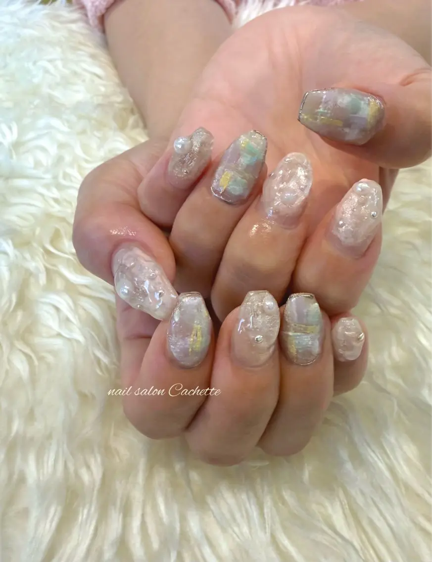 ネイル ハンドネイル ✧Cachette✧ YUKARIのネイルデザイン