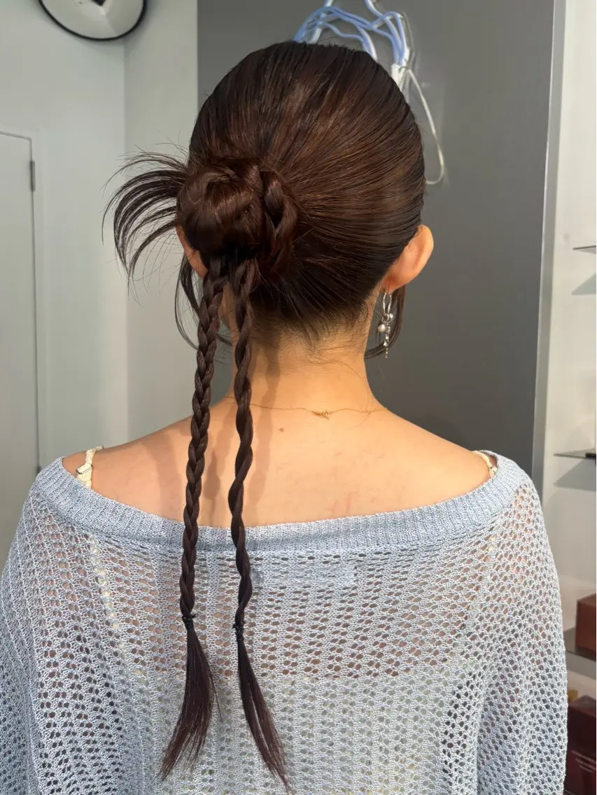 ヘアアレンジ ヘアセット ブリーチ/デザイン 🎀Kanoのヘアスタイル