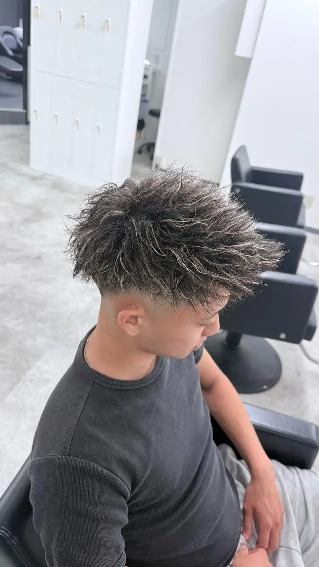 メンズ カット パーマ メンズ特化美容師 安藤瑠希のヘアスタイル