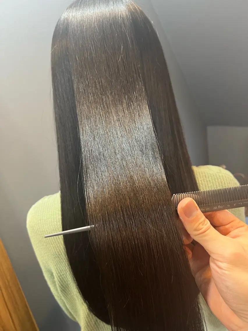 ロング カラー 髪質改善 トリートメント カット ヘアカラー トリートメント ヘッドスパ *くせ毛に特化* 【yun】のヘアスタイル