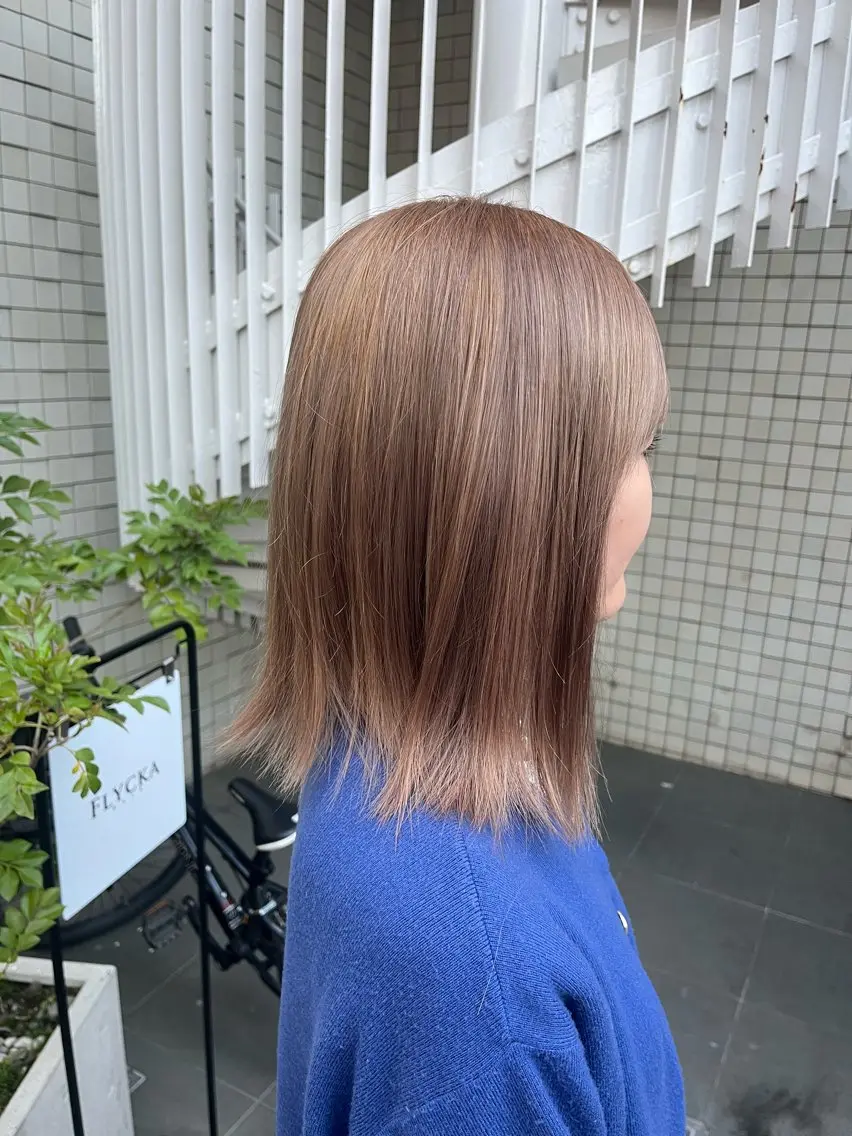 ミディアム ヘアカラー 似合わせカラー🪩 SAYA 👗のヘアスタイル