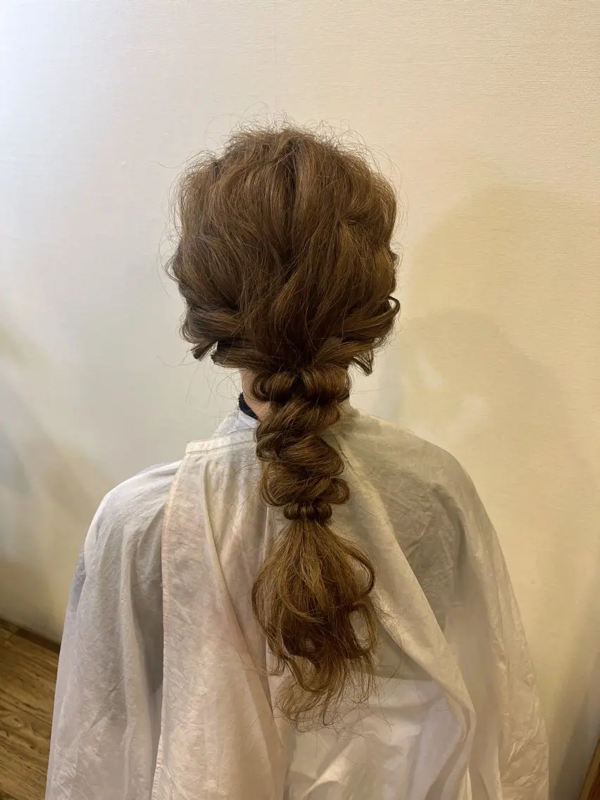 ヘアアレンジ 田中 結月のヘアスタイル