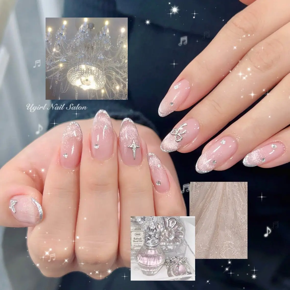 ネイル ハンドネイル 🪄mimi🎀 Midori🪽のネイルデザイン