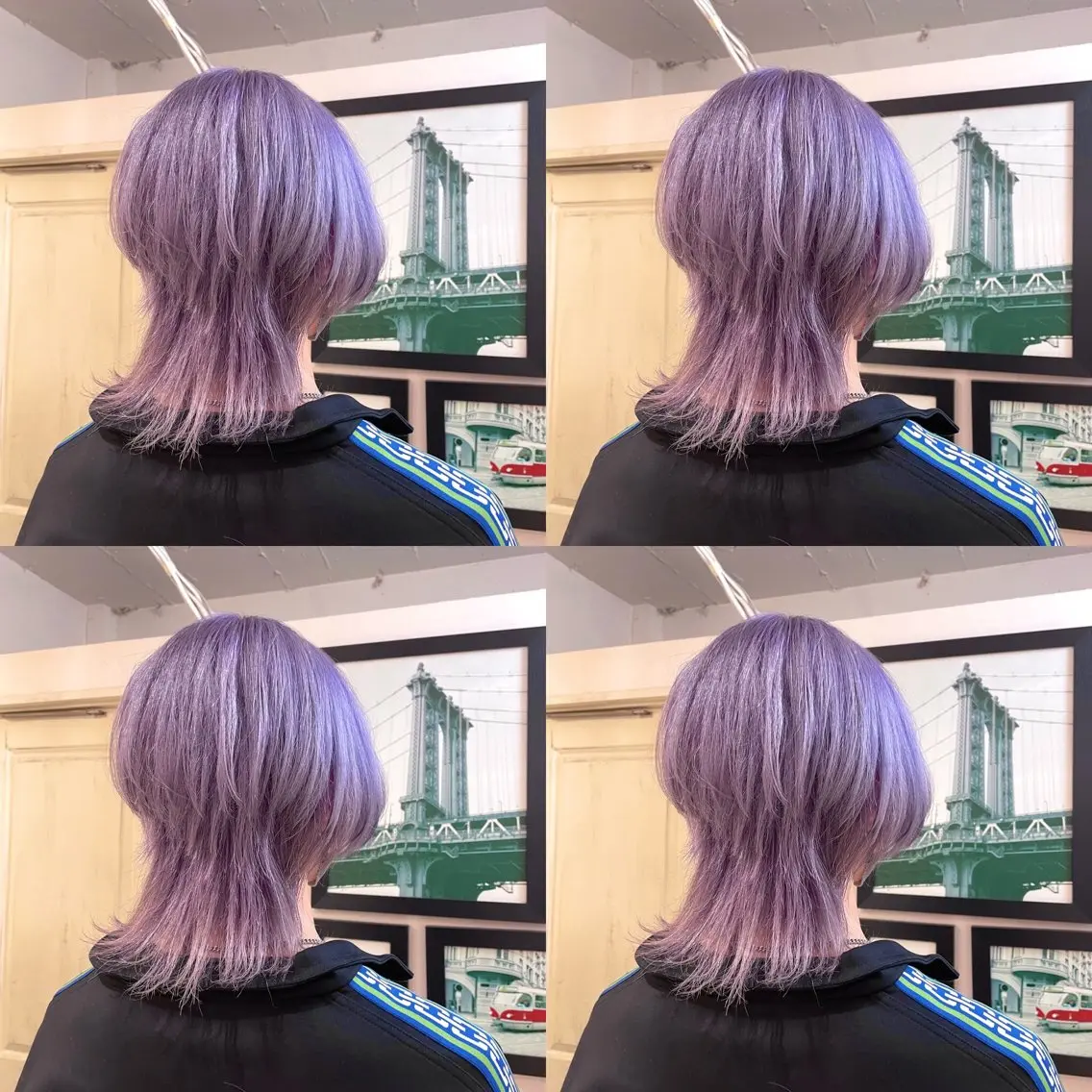 ショート カラー ラベンダーカラー 🌟トップデザイナー 高橋🌟のヘアスタイル