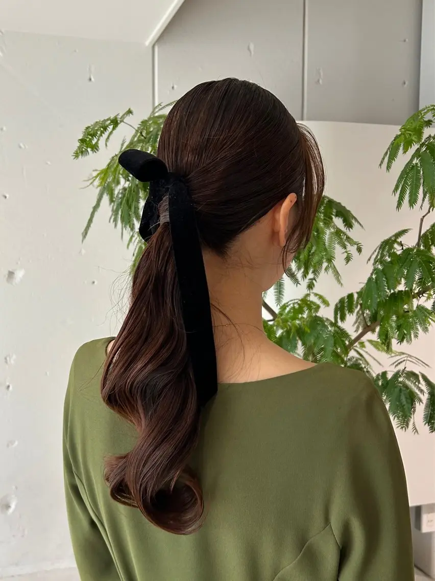 ロング ヘアセット 明瀬　咲良🩰 ヘアセットのヘアスタイル