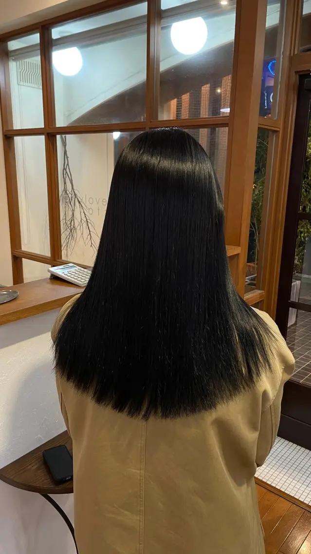 セミロング カラー ヘアカラー emma~ ボブ🪷のヘアスタイル
