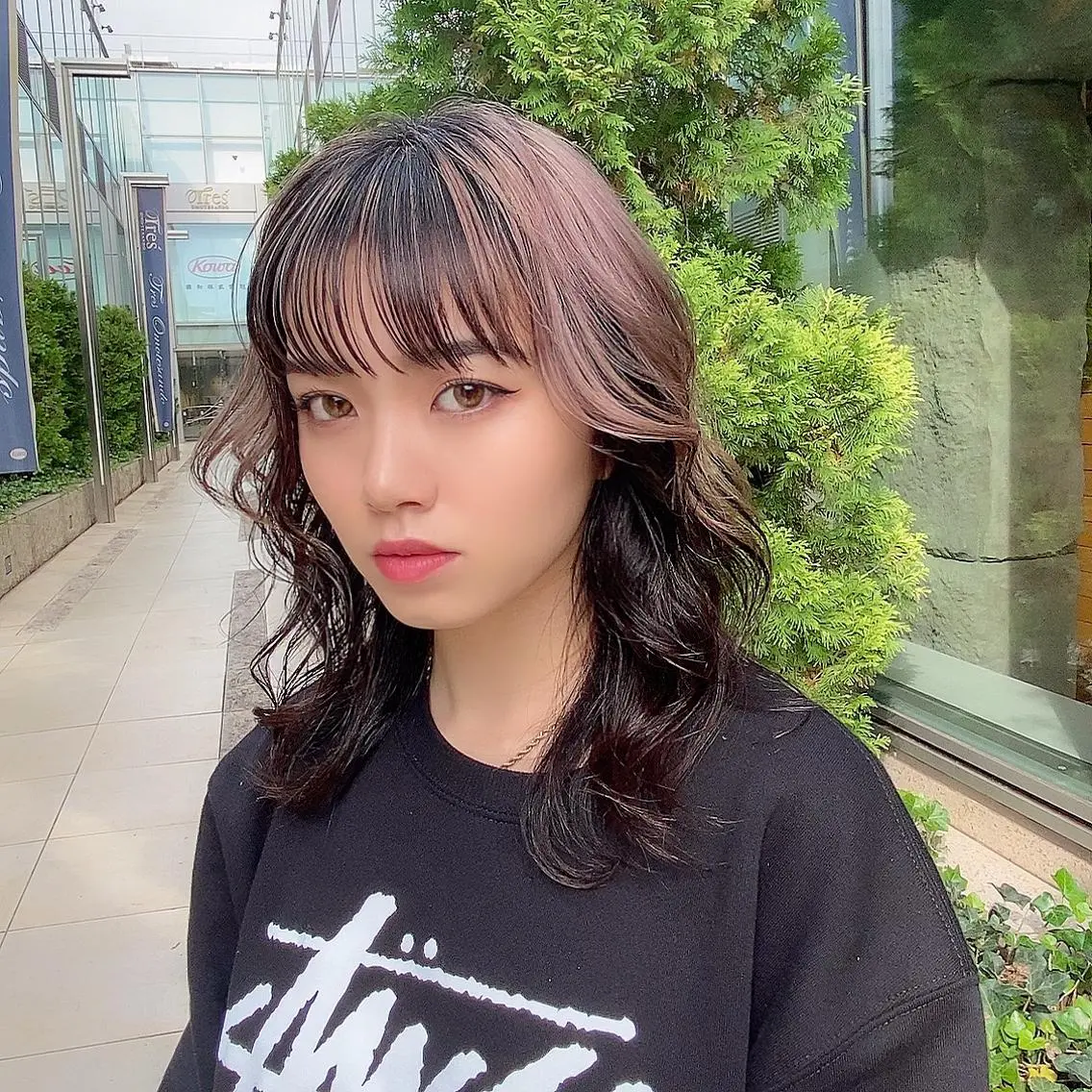 セミロング カラー TELA HAIR 石岡♡aikaのヘアスタイル