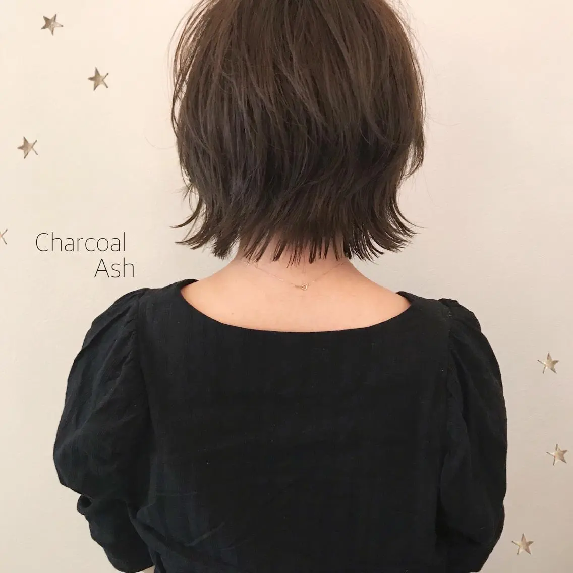ミディアム カラー 市川 千夏のヘアスタイル