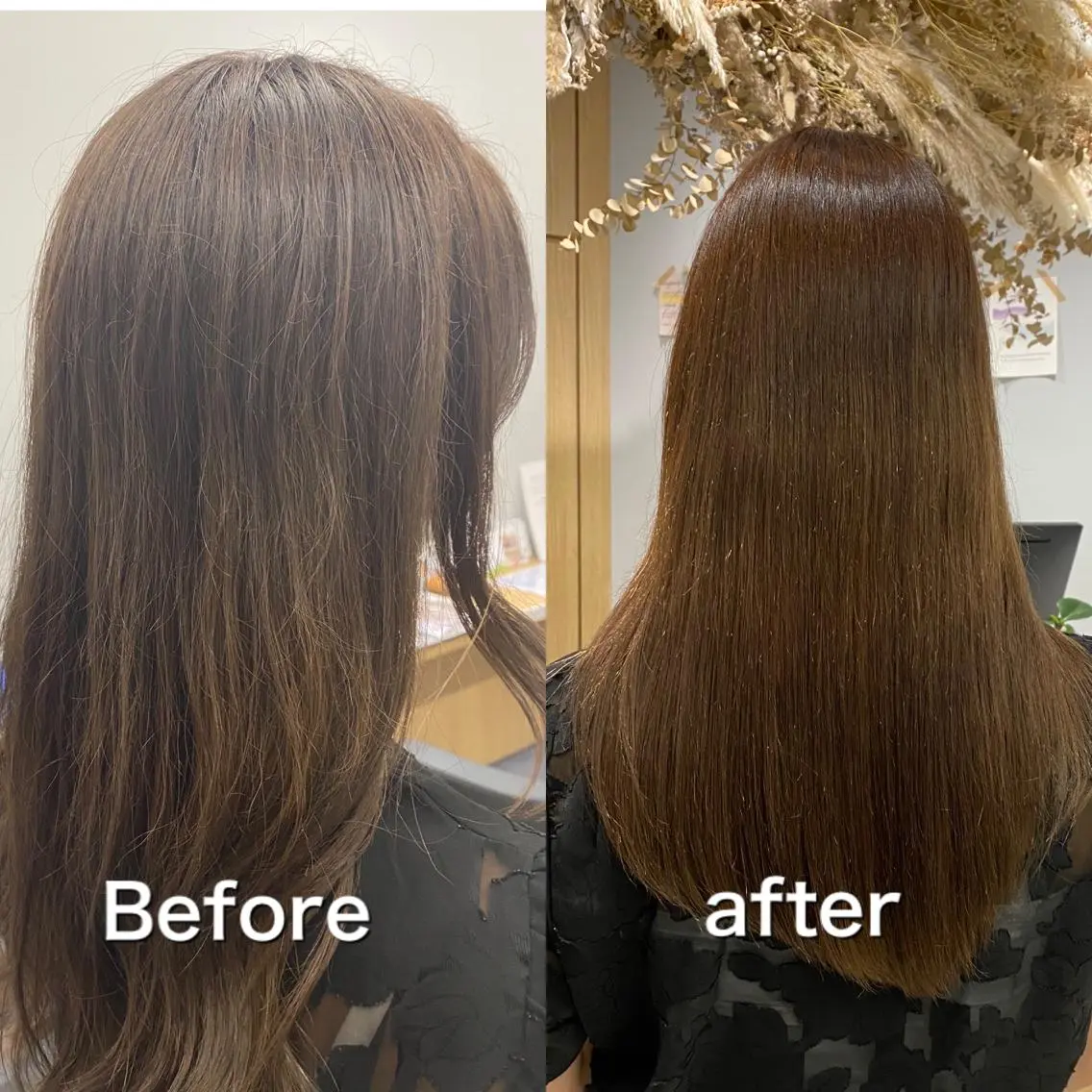 セミロング カラー カット 縮毛矯正 ハイトーンヘア/ 島崎　タクミのヘアスタイル