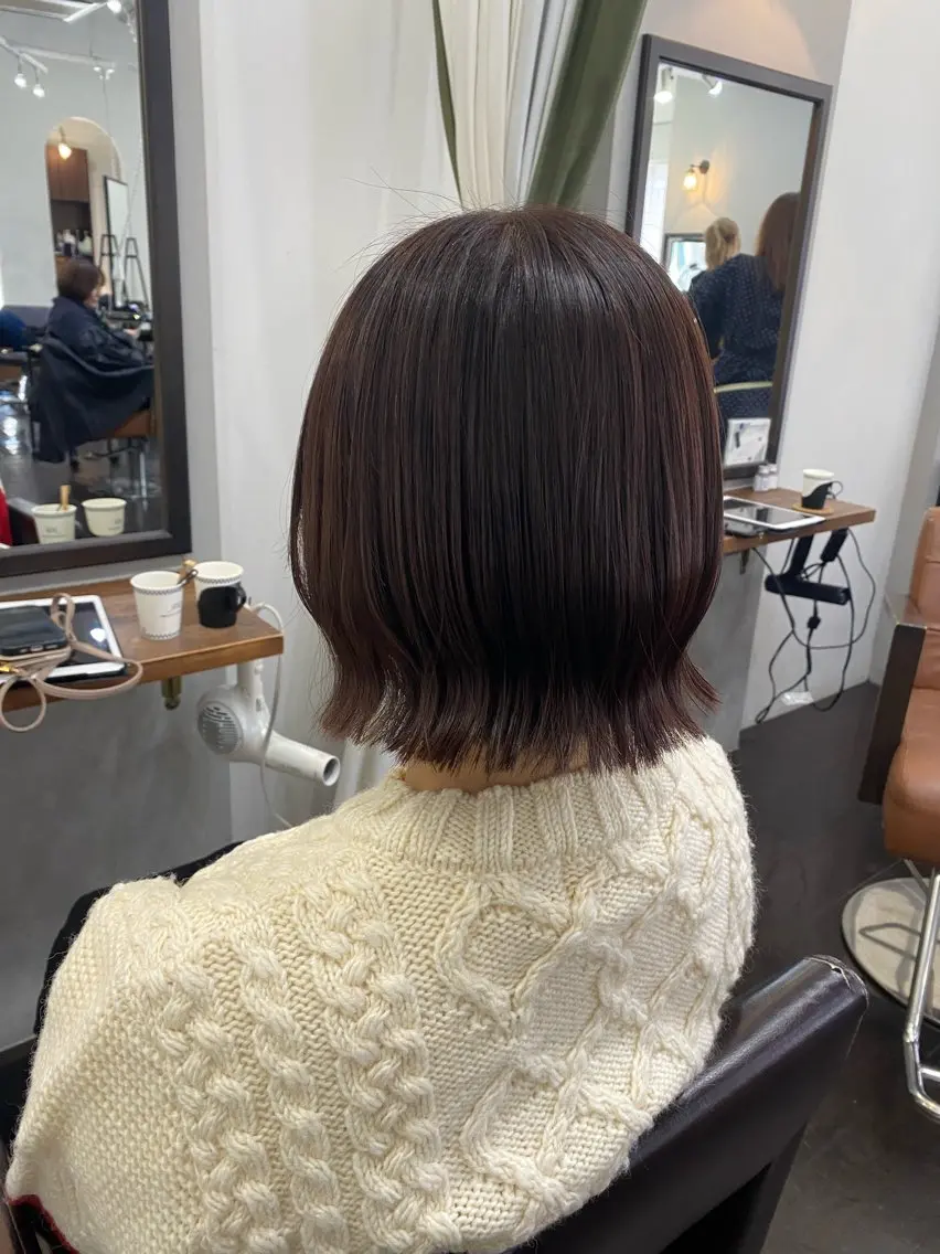 <🌷《最先端》予防美容＆艶髪育成🌷>カット＋髪質改善ＴＲ＆電流ヘッドスパの写真