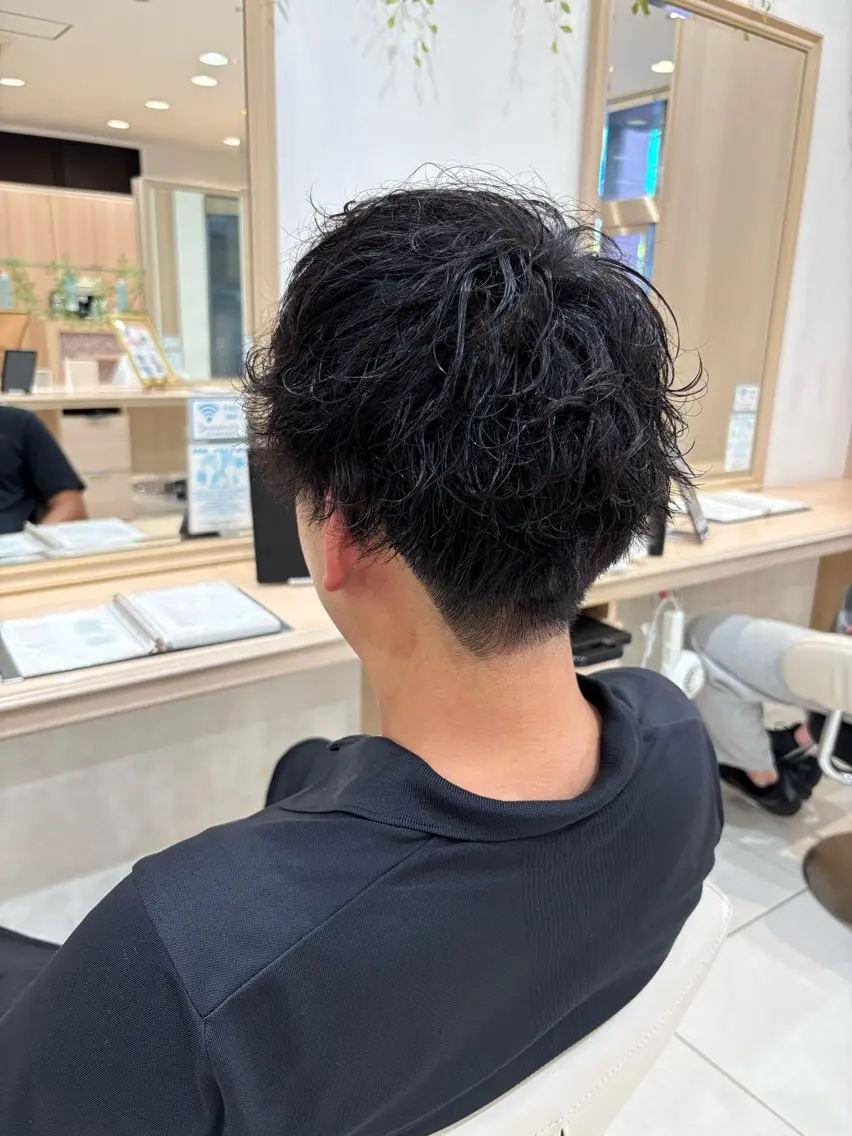 パーマ カット パーマ 片野 友椰のヘアスタイル