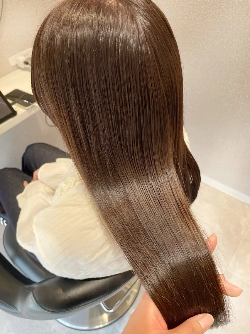 セミロング カラー アクアカラー ベージュカラー ブラウンカラー ブラウンベージュ 髪質改善 ヘアカラー トリートメント 女性リピ90%🍨 🩷佐藤みずきのヘアスタイル