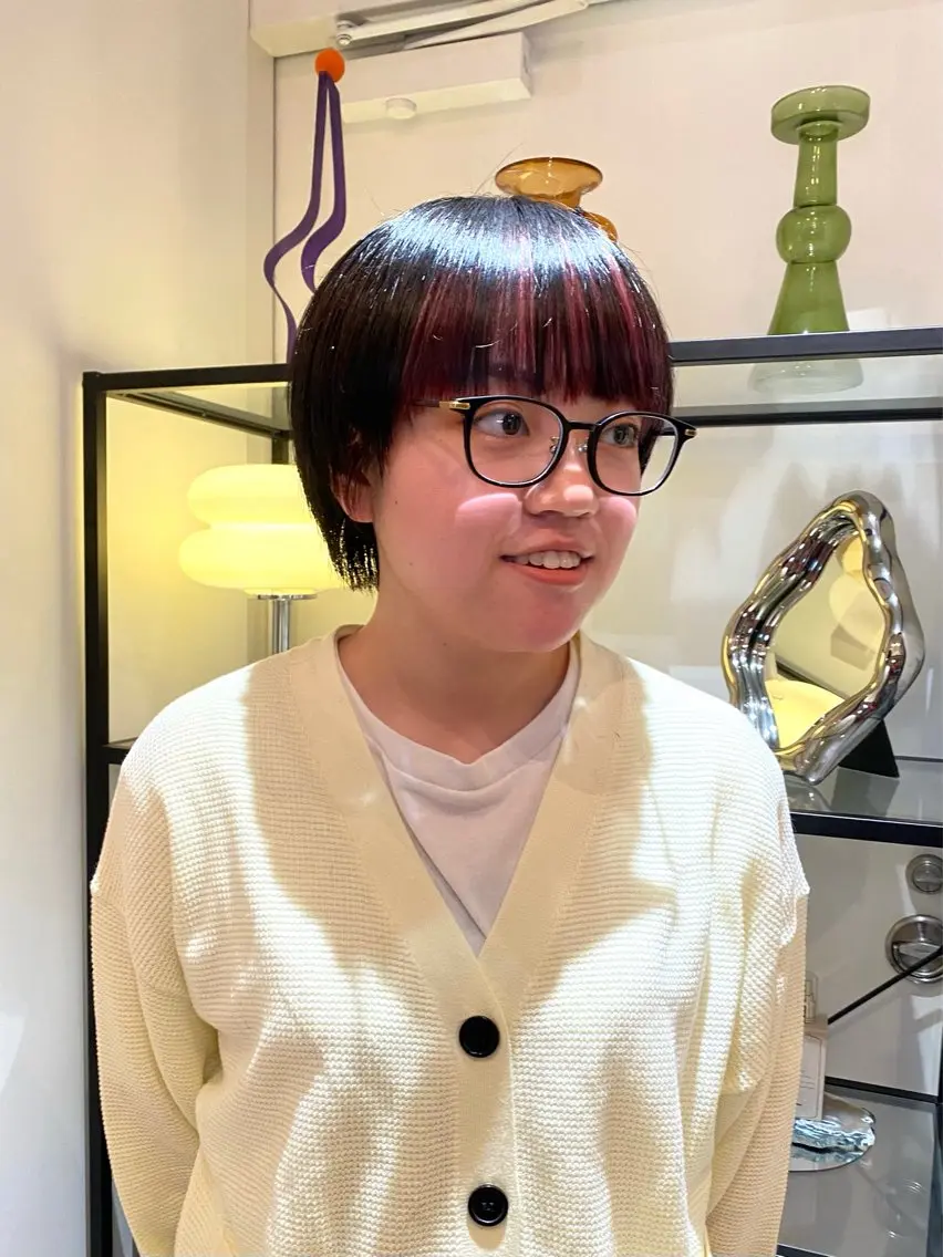 ショート カット ヘアカラー Tomoka🐶🌟 似合わせカット✂︎のヘアスタイル
