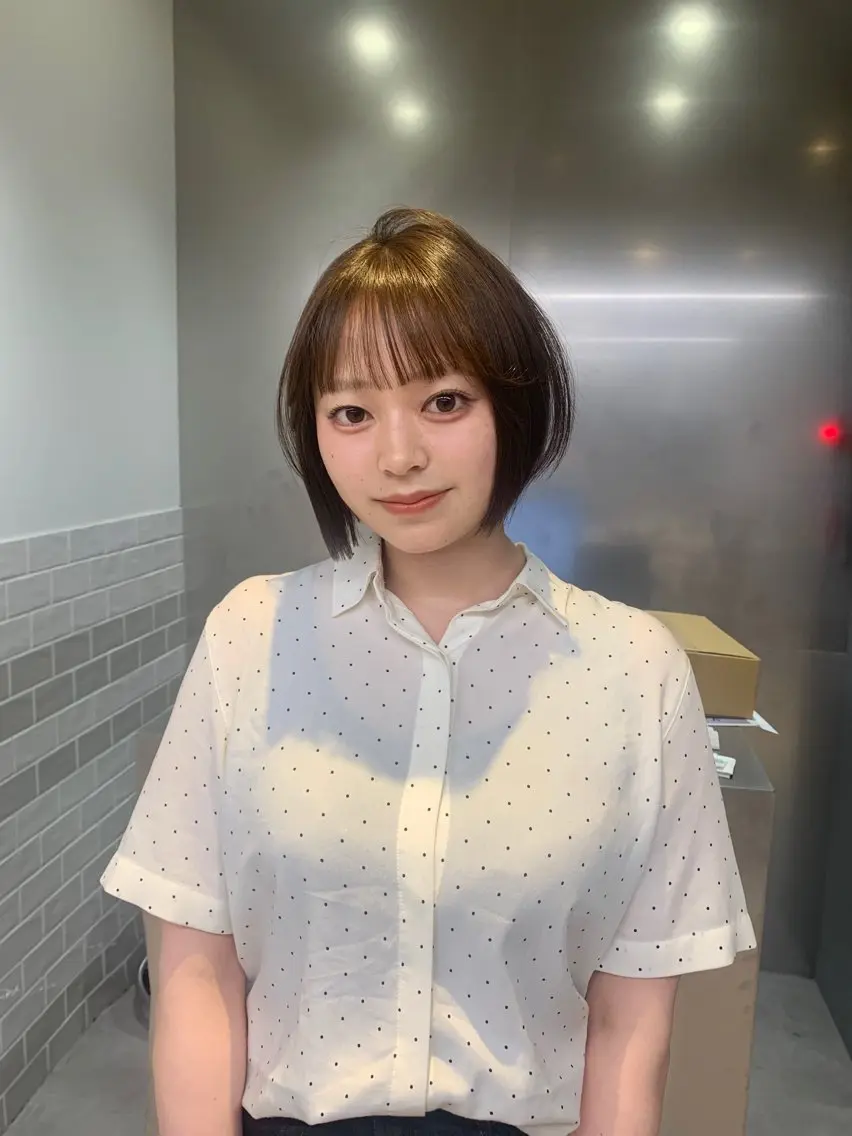 ショート カット ヘアカラー keen吉祥寺🐆 レイヤー/NAO🩶のヘアスタイル