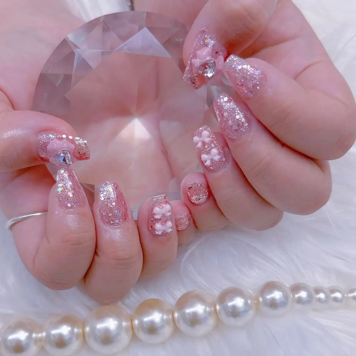 ネイル ハンドネイル Romymoon nail帆南☾ ໋のネイルデザイン