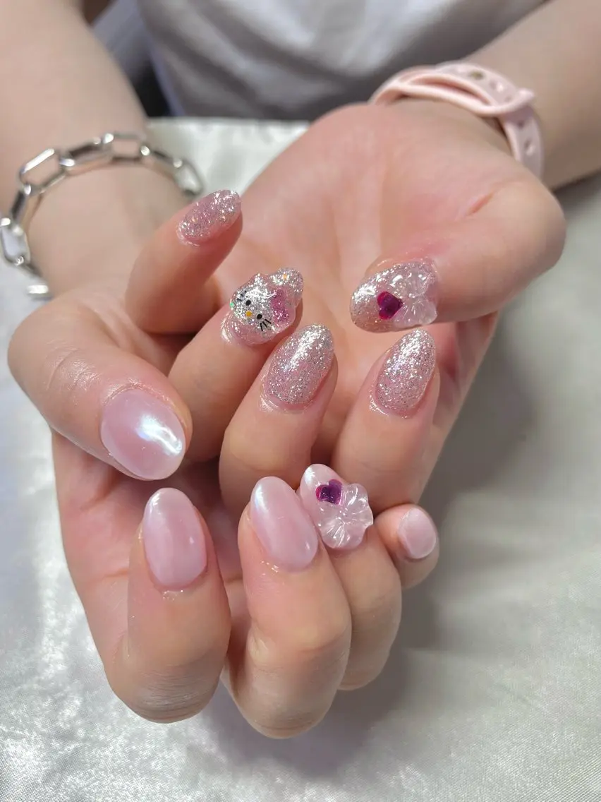 ネイル 長さ出し ハンドネイル RUMI nailのネイルデザイン