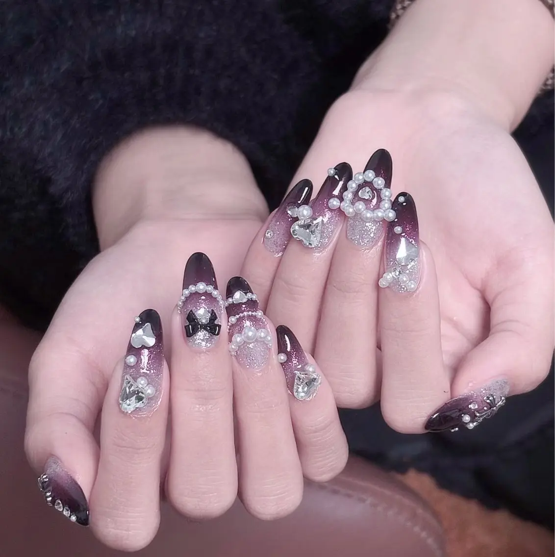 ネイル チークネイル 長さ出し フレンチネイル ガーリー 韓国ネイル ハンドネイル ハンドケア Sun Nail 池袋のエステ・リラクイメージ