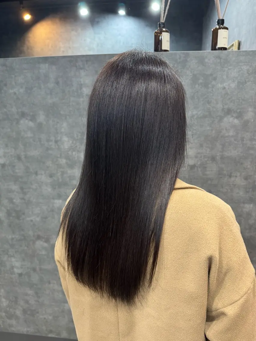 ロング カラー glac 當田のヘアスタイル