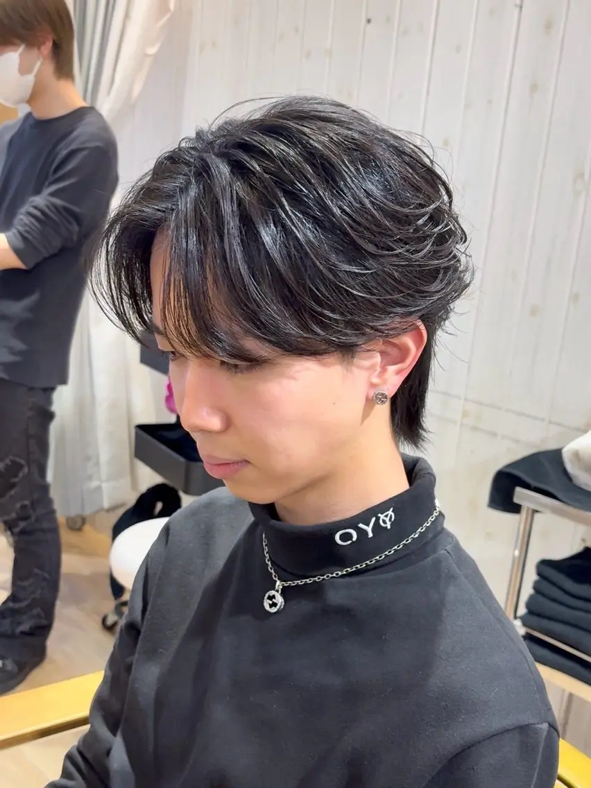 🎵🎵【新規】メンズカット+フェザーorニュアンスパーマ🎵🎵の写真