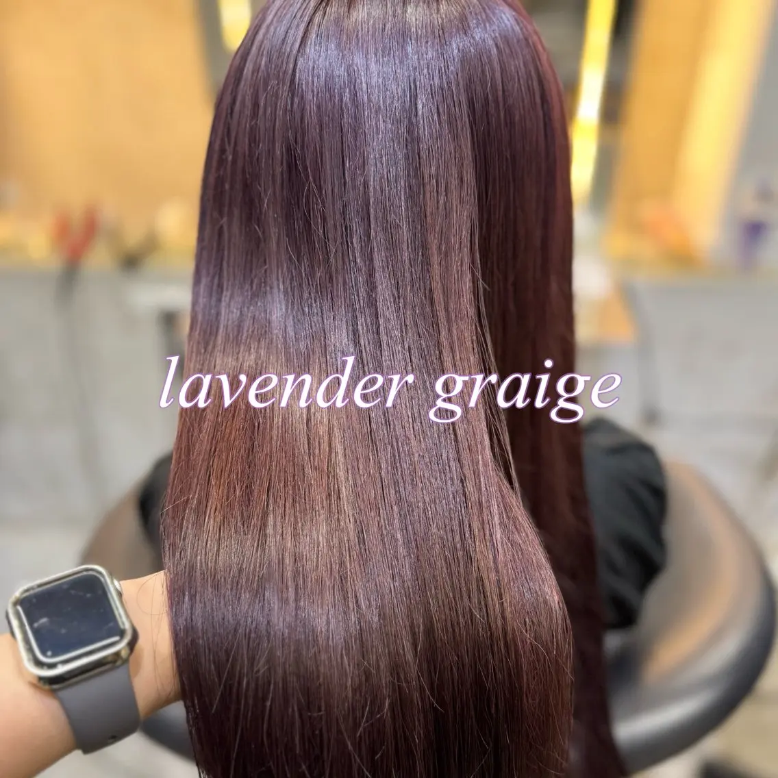 セミロング カラー ケアカラー 透明感カラー カット ヘアカラー トリートメント 韓国レイヤー/髪質 改善🎀ちなみのヘアスタイル