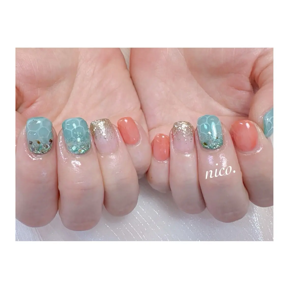 ネイル ハンドネイル フットネイル nailsalon nico.のネイルデザイン